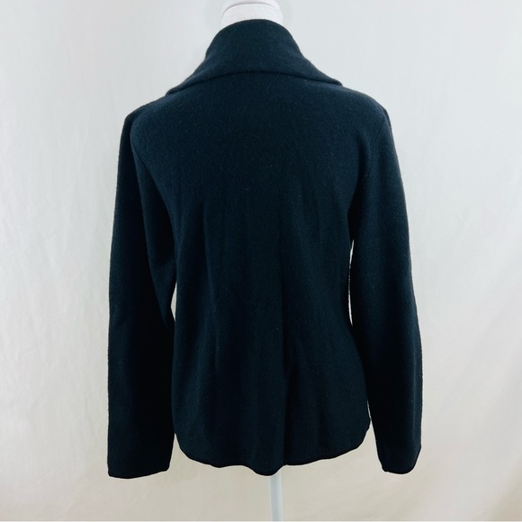 NWT Charter Club Christmas Snowman Full Zip Wool Cardigan Jacket Size M - Picture 3 of 16